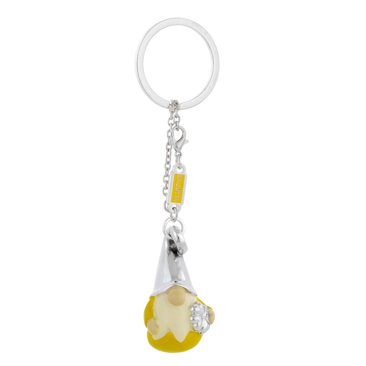 PORTACHIAVI CATENELLA GNOMO GIALLO